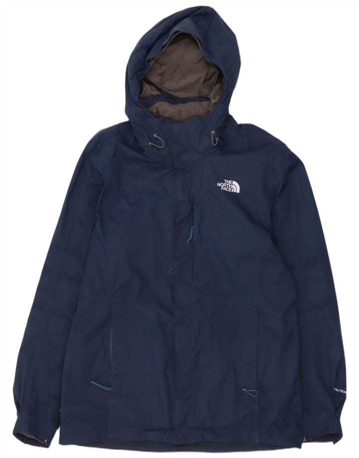 Jachetă de ploaie cu glugă pentru bărbați THE NORTH FACE UK 40 mare, poliester bleumarin