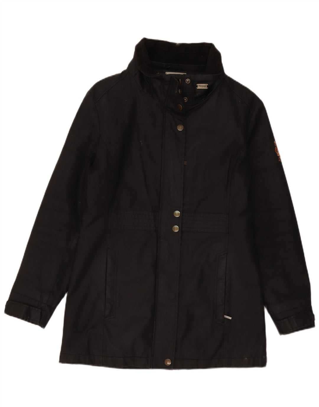 Palton pentru femei TOGGI UK 10 mic bumbac negru