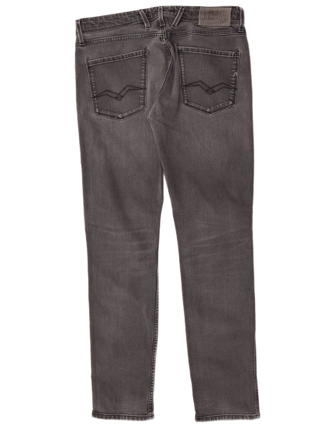 Replay blugi slim pentru femei W33 L32 bumbac gri