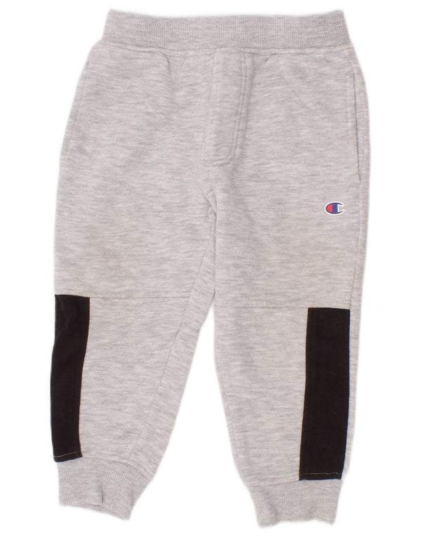 Champion Baby Boys Joggeri Pantaloni de trening 18-24 luni Gri Colorblock