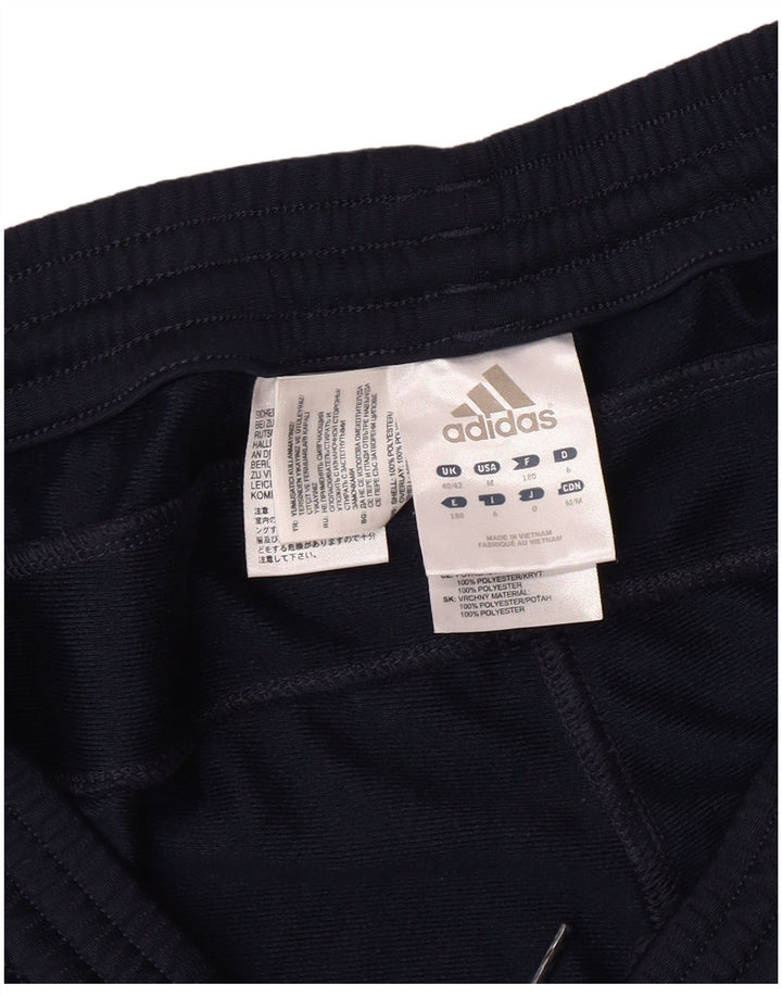 Pantaloni de trening pentru bărbați ADIDAS Joggeri Marea Britanie 40/42 Poliester mediu bleumarin