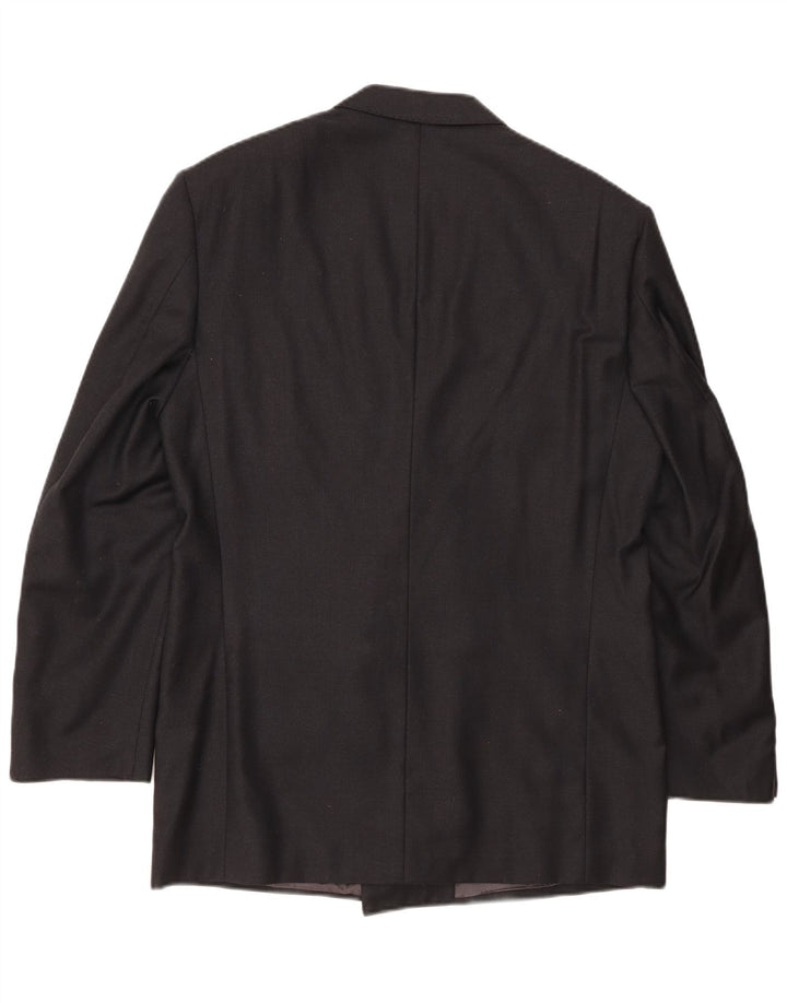 Sacou blazer pentru bărbați Ermenegildo Zegna IT 48 Medium Black