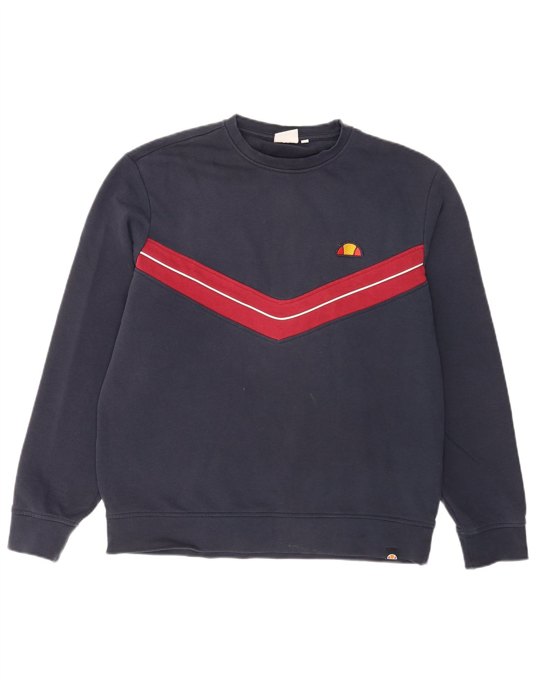 Hanorac pentru bărbați Ellesse Pulover mediu albastru bleumarin din bumbac color bloc