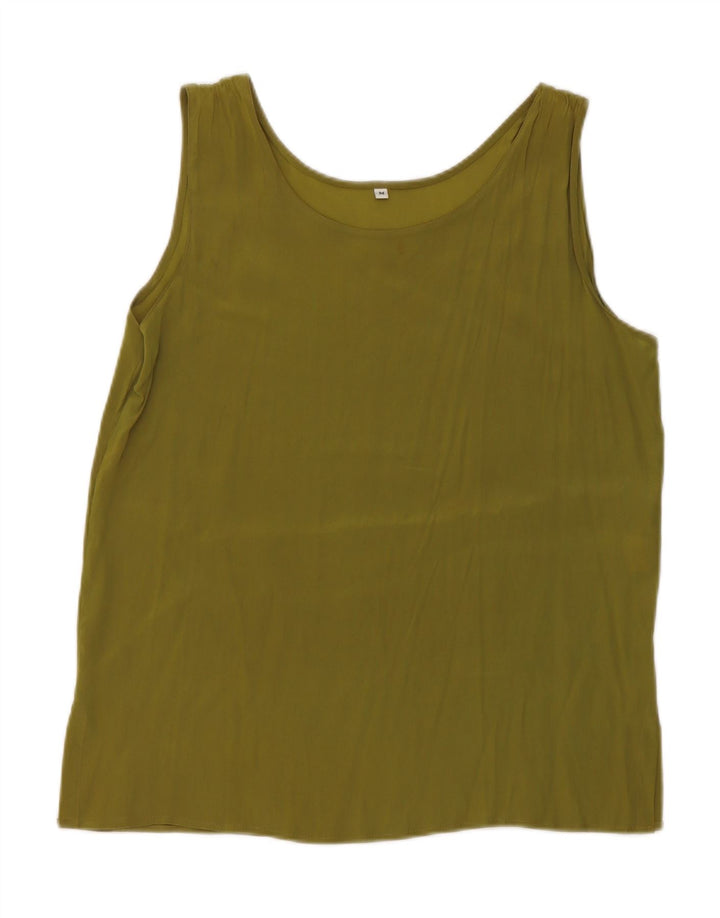 Vest Vest Top pentru femei UK 14 Medium Green Acetat