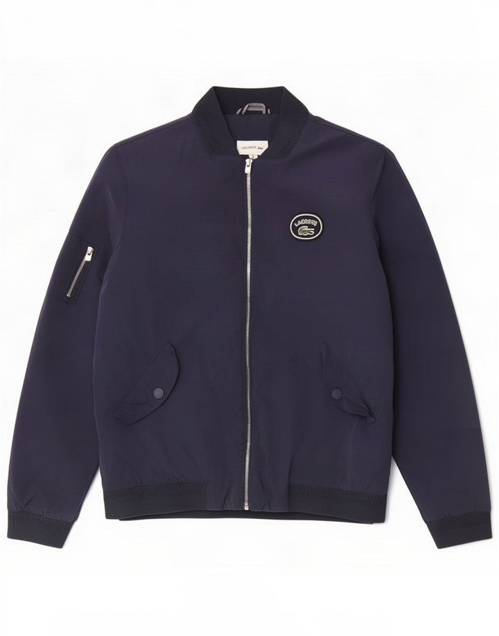 Lacoste Boys Bomber Jacket 11-12 ani bleumarin poliamidă