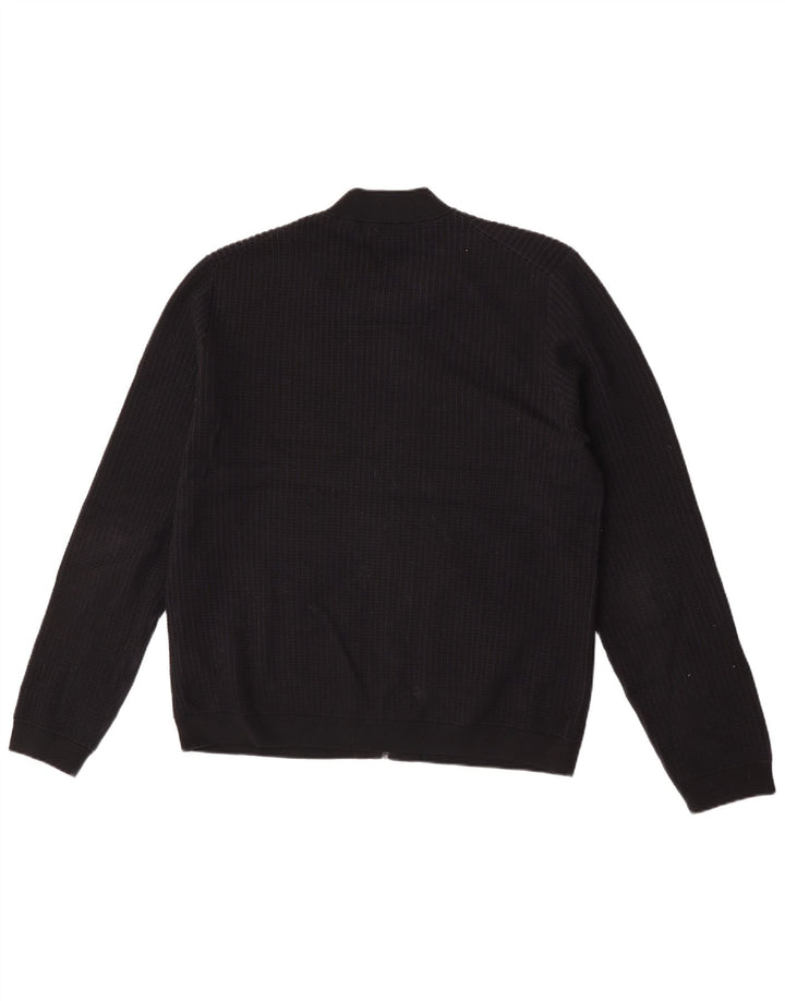 Pulover cardigan pentru bărbați Cos, bumbac negru mare