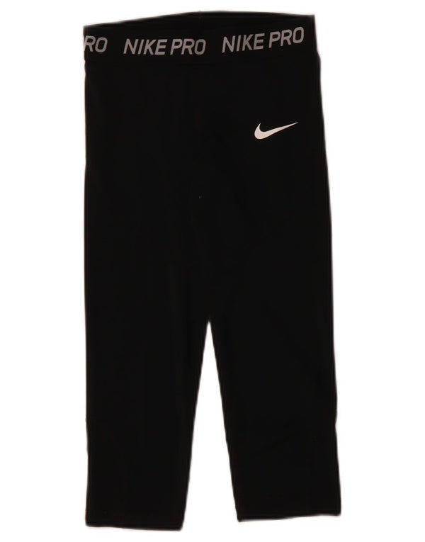 Leggings NIKE Fete Capri Graphic 10-11 Ani Mediu Negru