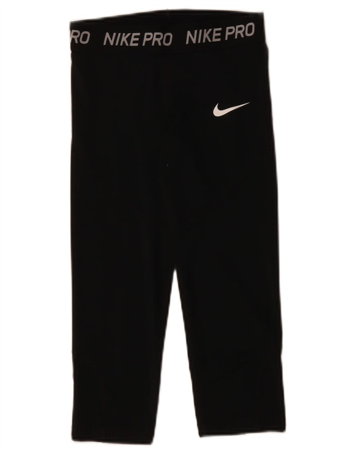 Leggings NIKE Fete Capri Graphic 10-11 Ani Mediu Negru