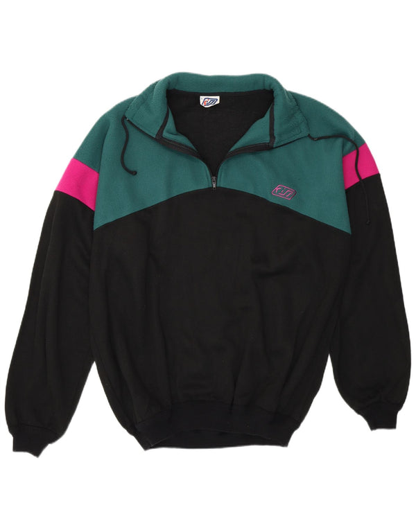 Hanorac pentru bărbați KISS Pulover XL, bumbac color bloc negru