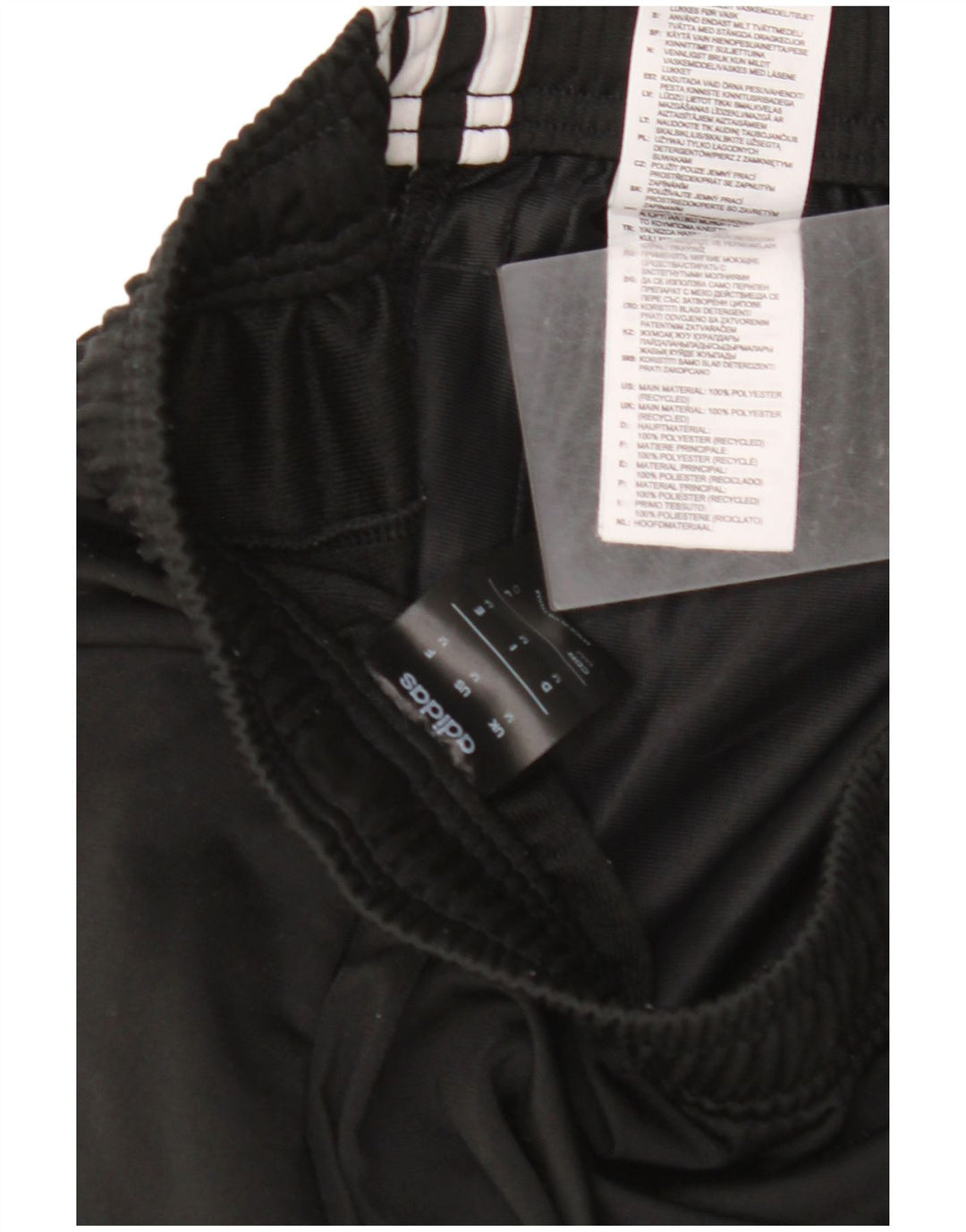 Pantaloni de trening ADIDAS pentru femei UK 14 Poliester mediu negru