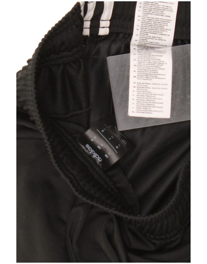 Pantaloni de trening ADIDAS pentru femei UK 14 Poliester mediu negru