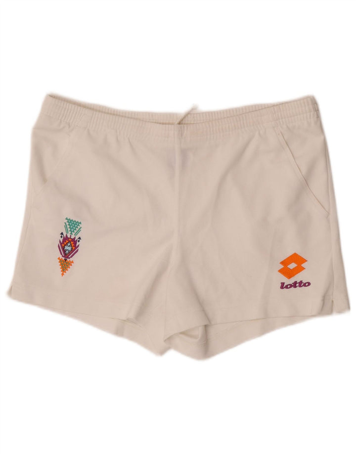Pantaloni scurți sport pentru bărbați Lotto XL, alb, poliester