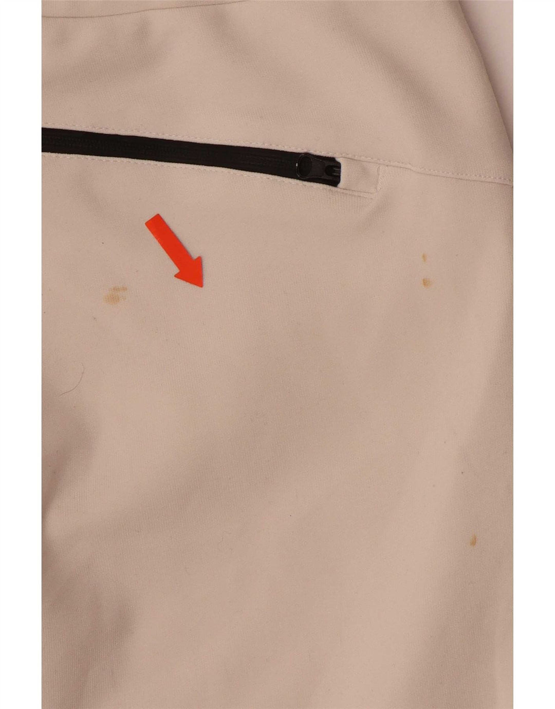 Pantaloni de trening Zara Barbati Poliester alb mediu