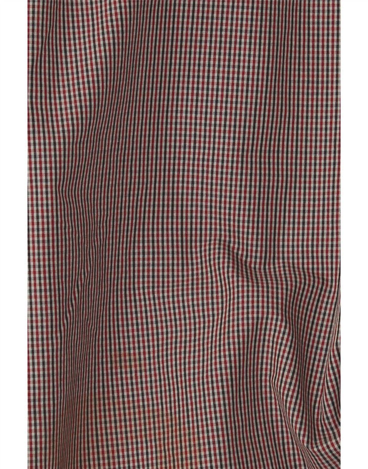 Jachetă bomber pentru bărbați Quiksilver UK 42 XL, bumbac vichy roșu