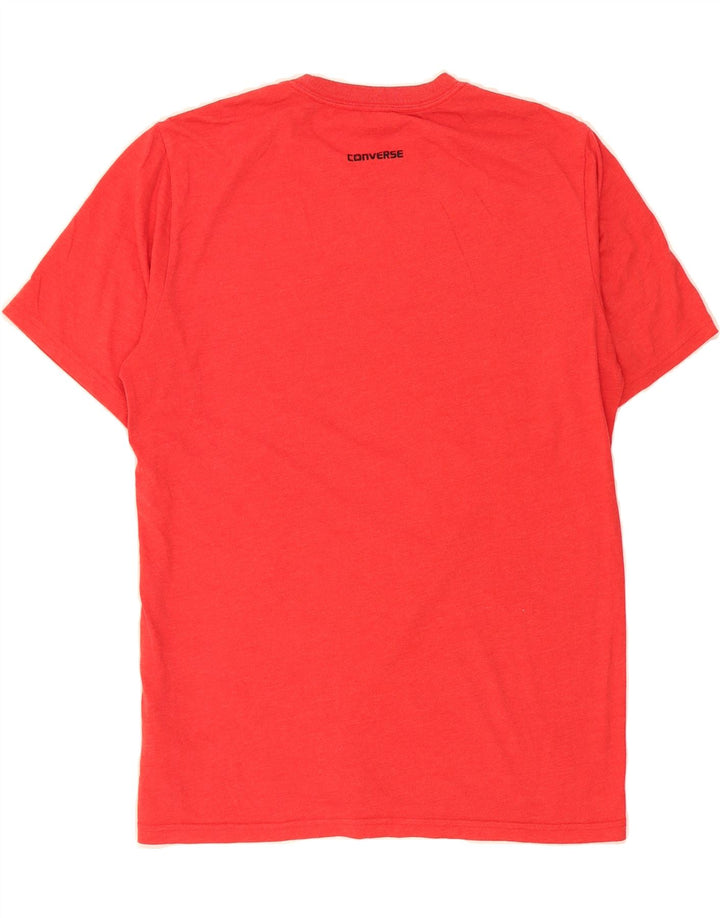 CONVERSE Mens T-Shirt Top Medium Red Cotton Vintage Converse and Second-Hand Converse from Messina Hembry 