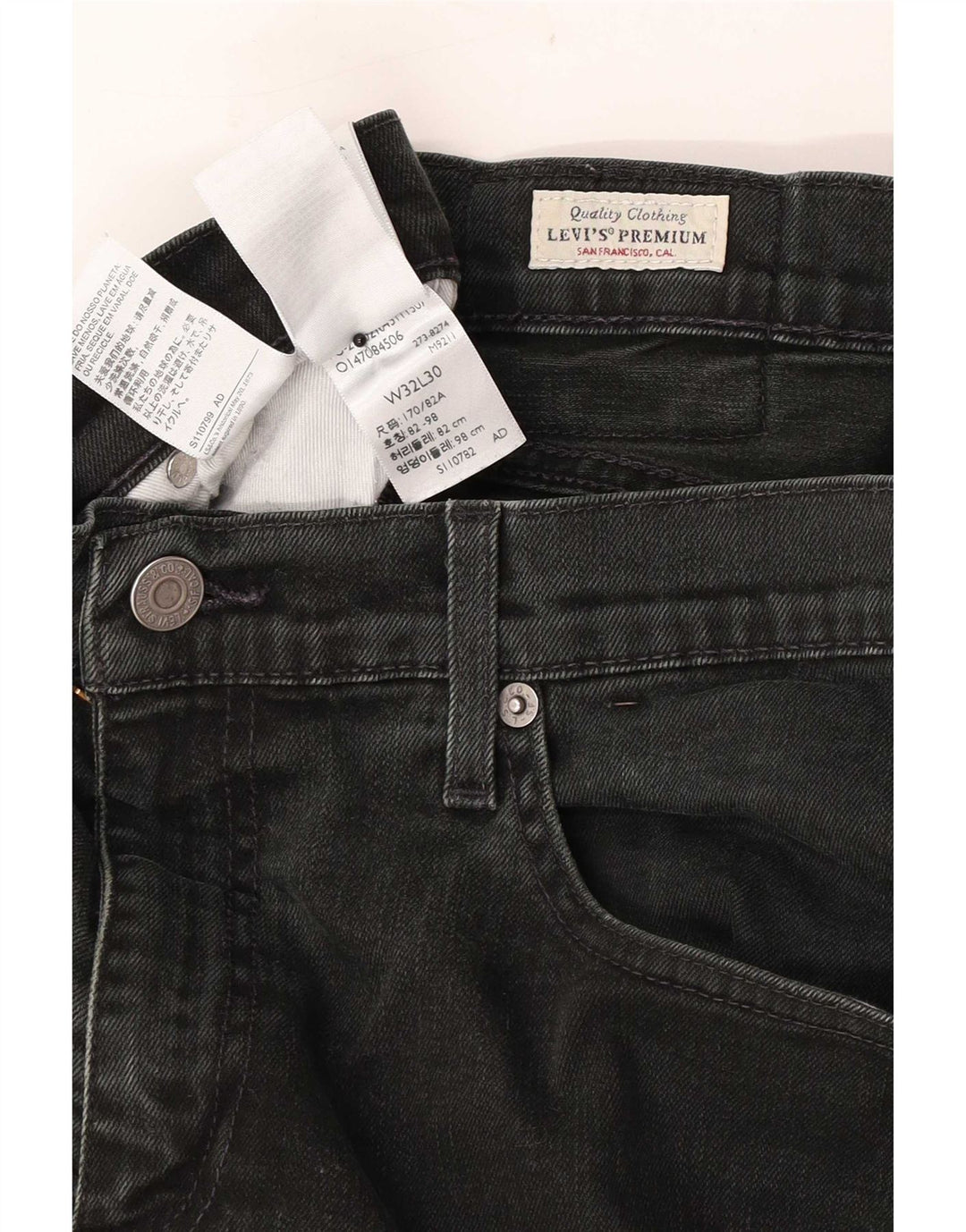 Blugi Levi's 511 Slim pentru bărbați W32 L30 bumbac negru