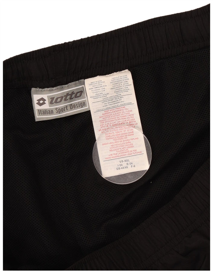 Pantaloni de trening pentru bărbați Lotto UK 44/46 2XL Poliester negru