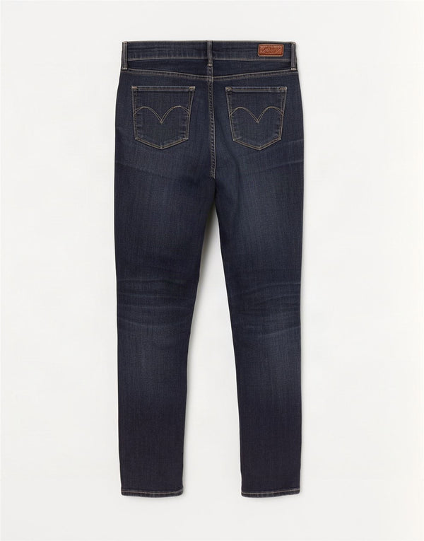 Blugi skinny Levi's pentru femei cu talie joasă W28 L32 bumbac albastru