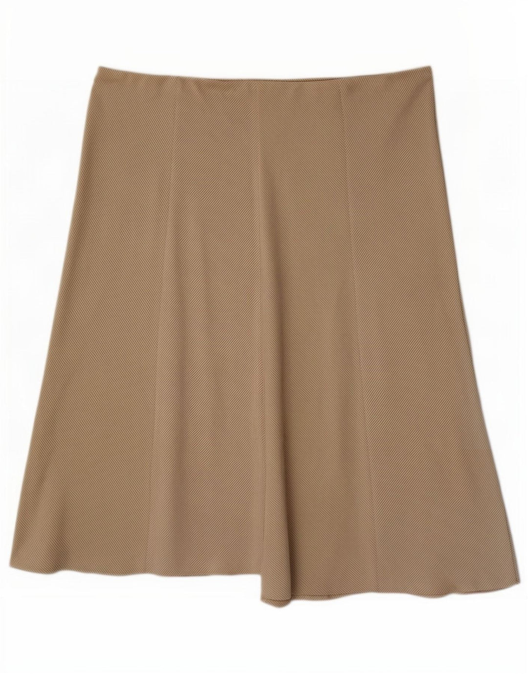 Fusta evazată pentru femei Marks & Spencer UK 18 XL W38 bej viscoză vichy