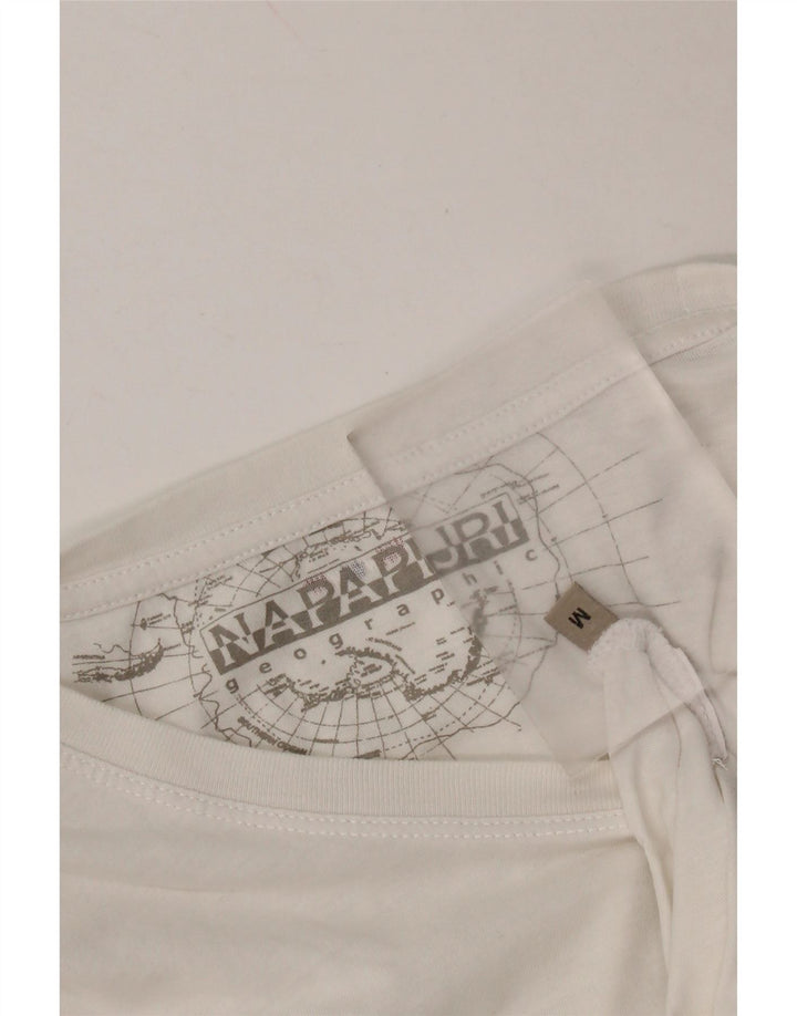 NAPAPIJRI Tricou grafic Geographic pentru femei Top UK 14 Medium White