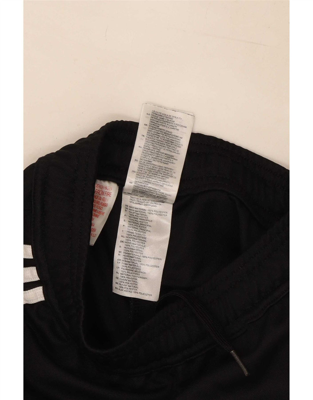 Pantaloni de trening Adidas Climacool pentru baieti 5-6 ani poliester negru
