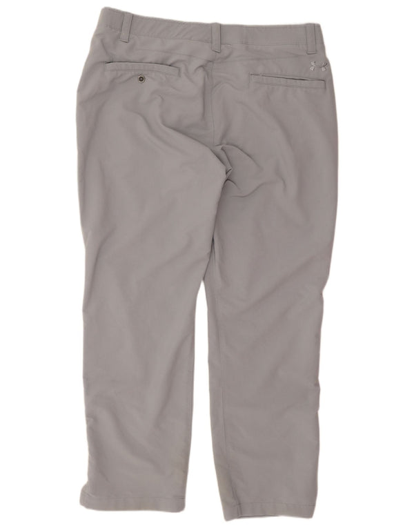 Pantaloni chino drepti pentru bărbați Under Armour W38 L30 nailon gri