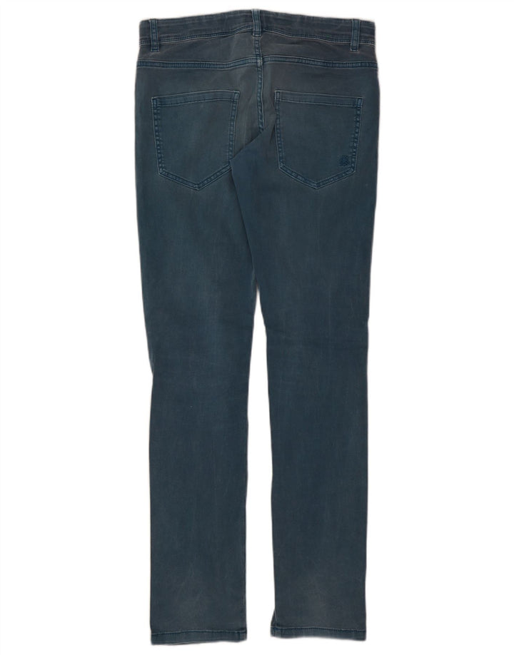 Blugi Benetton Băieți Slim 15-16 Ani L30 L31 Albastru