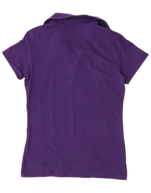 Tricou polo pentru femei Lotto UK 14 mare, mov, bumbac