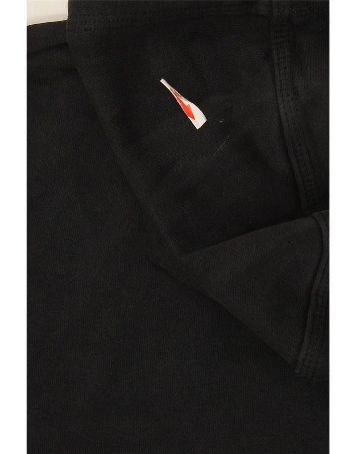 Pulover Nike pentru bărbați, bumbac mediu negru