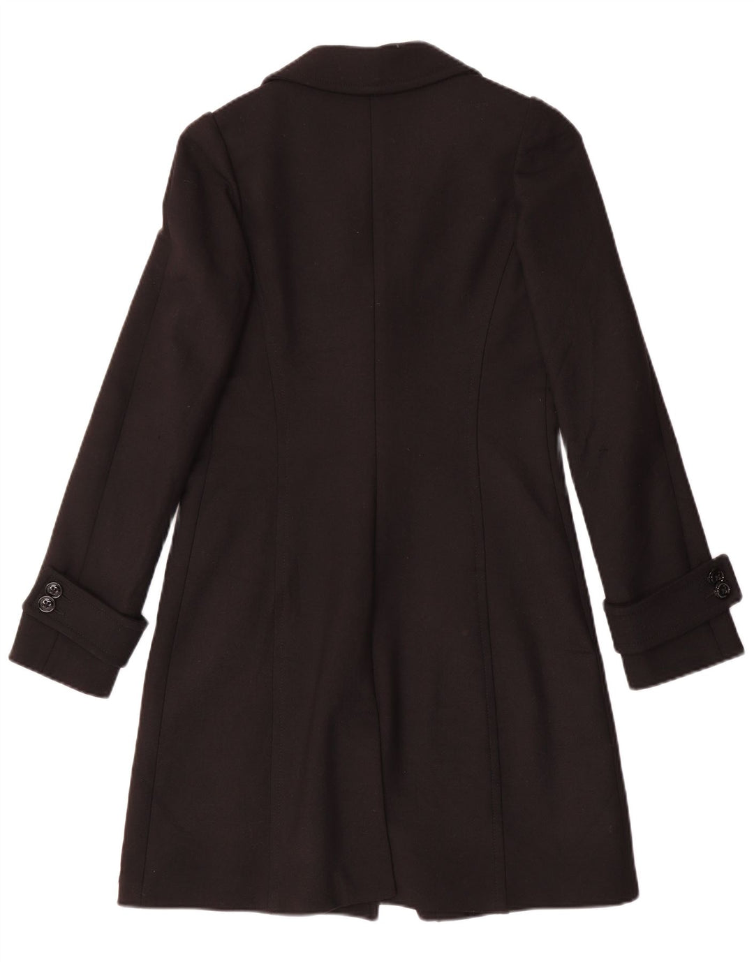 LIU JO Womens Overcoat IT 44 Medium Black Cotton