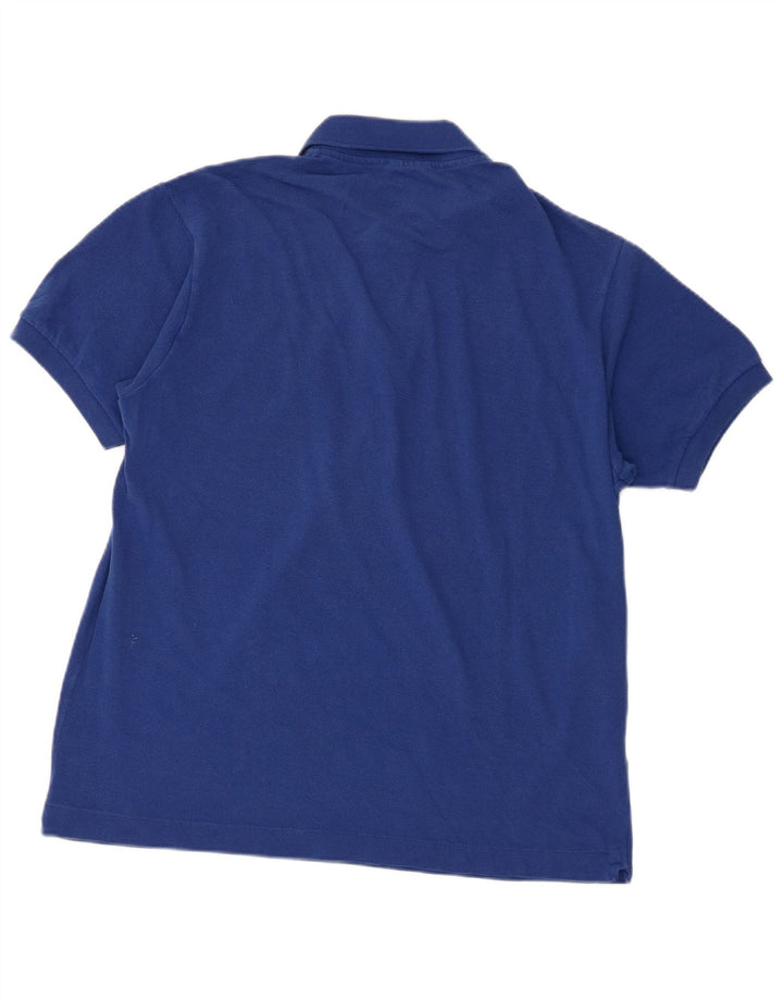 Tricou polo Lacoste pentru bărbați mărimea 5 mare, albastru, bumbac