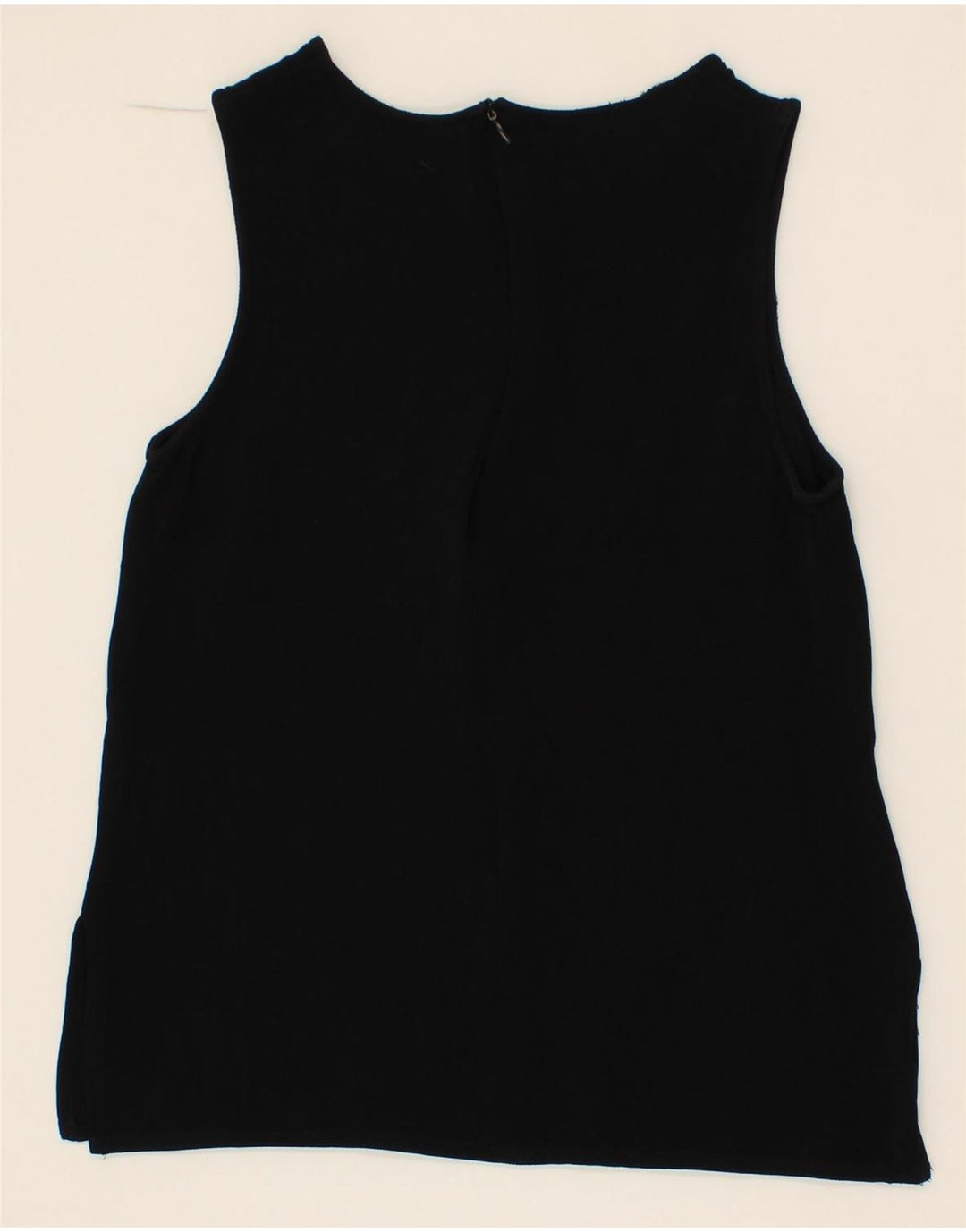 LUISA SPAGNOLI Womens Sleeveless Blouse Top UK 14 Large Black Vintage Luisa Spagnoli and Second-Hand Luisa Spagnoli from Messina Hembry 