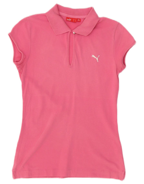 Tricou polo PUMA pentru femei UK 12 Roz mediu