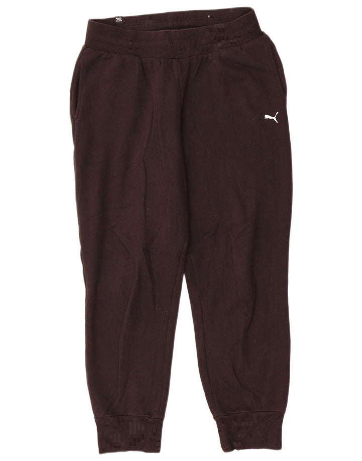 Pantaloni de trening Puma pentru bărbați Joggeri mici din bumbac negru