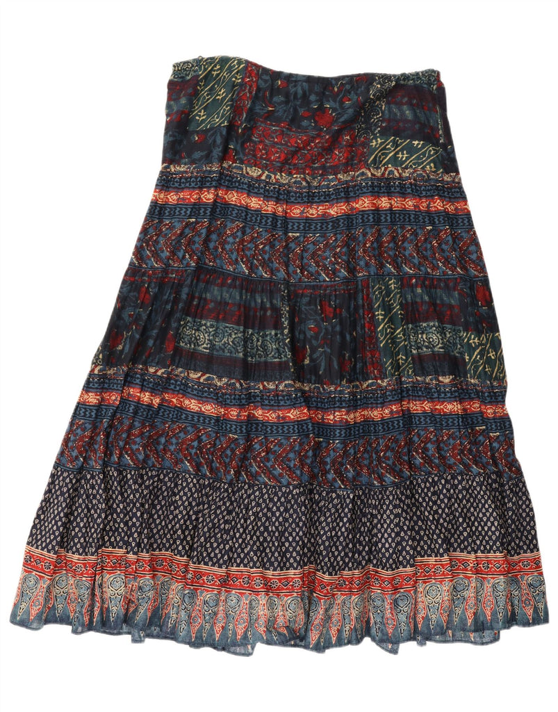 RALPH LAUREN Womens Gypsy Skirt Large W34 Multicoloured Patchwork Cotton Vintage Ralph Lauren and Second-Hand Ralph Lauren from Messina Hembry 