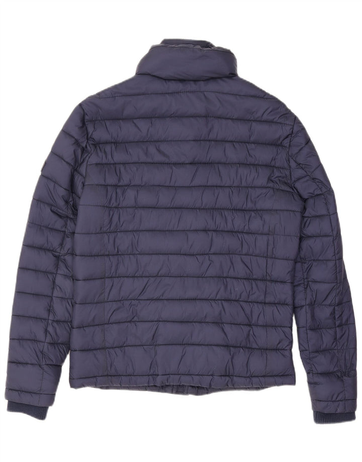 Jachetă căptușită pentru bărbați Superdry UK 36 Small Navy Blue Marine