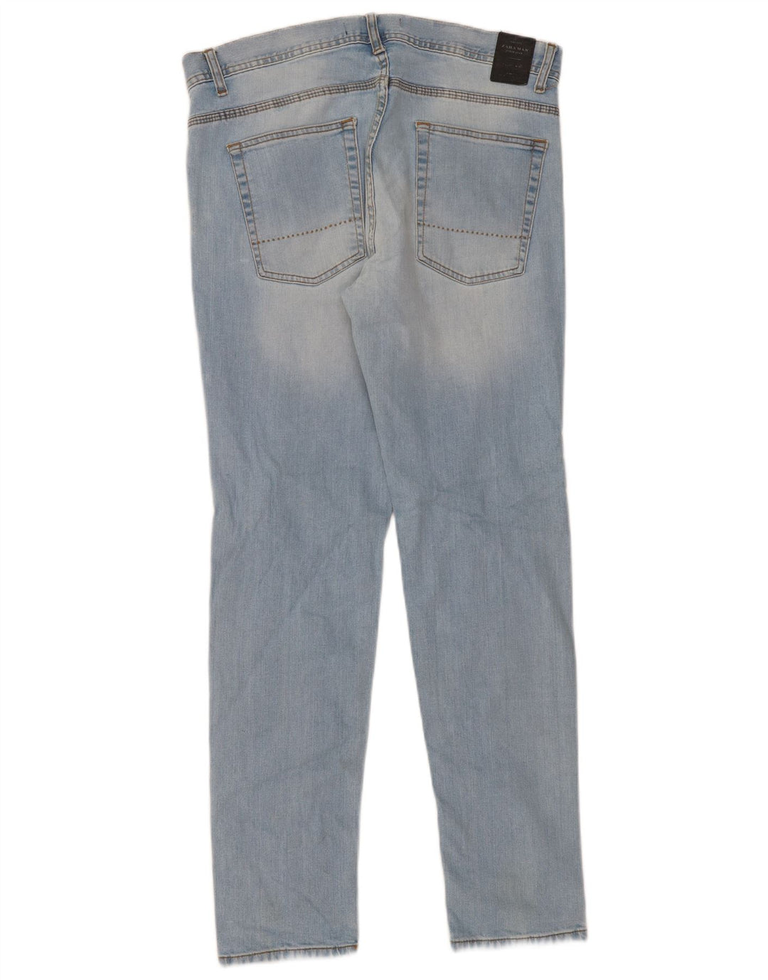 Blugi slim pentru bărbați Zara EU 46 XL W36 L32 Albastru