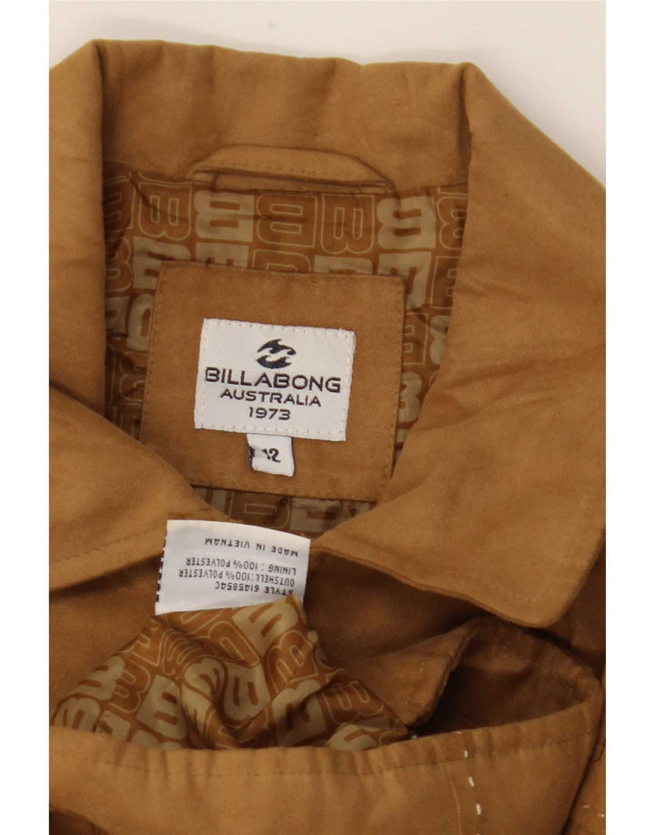 Bomber Billabong pentru femei US 12, mare, bej, poliester
