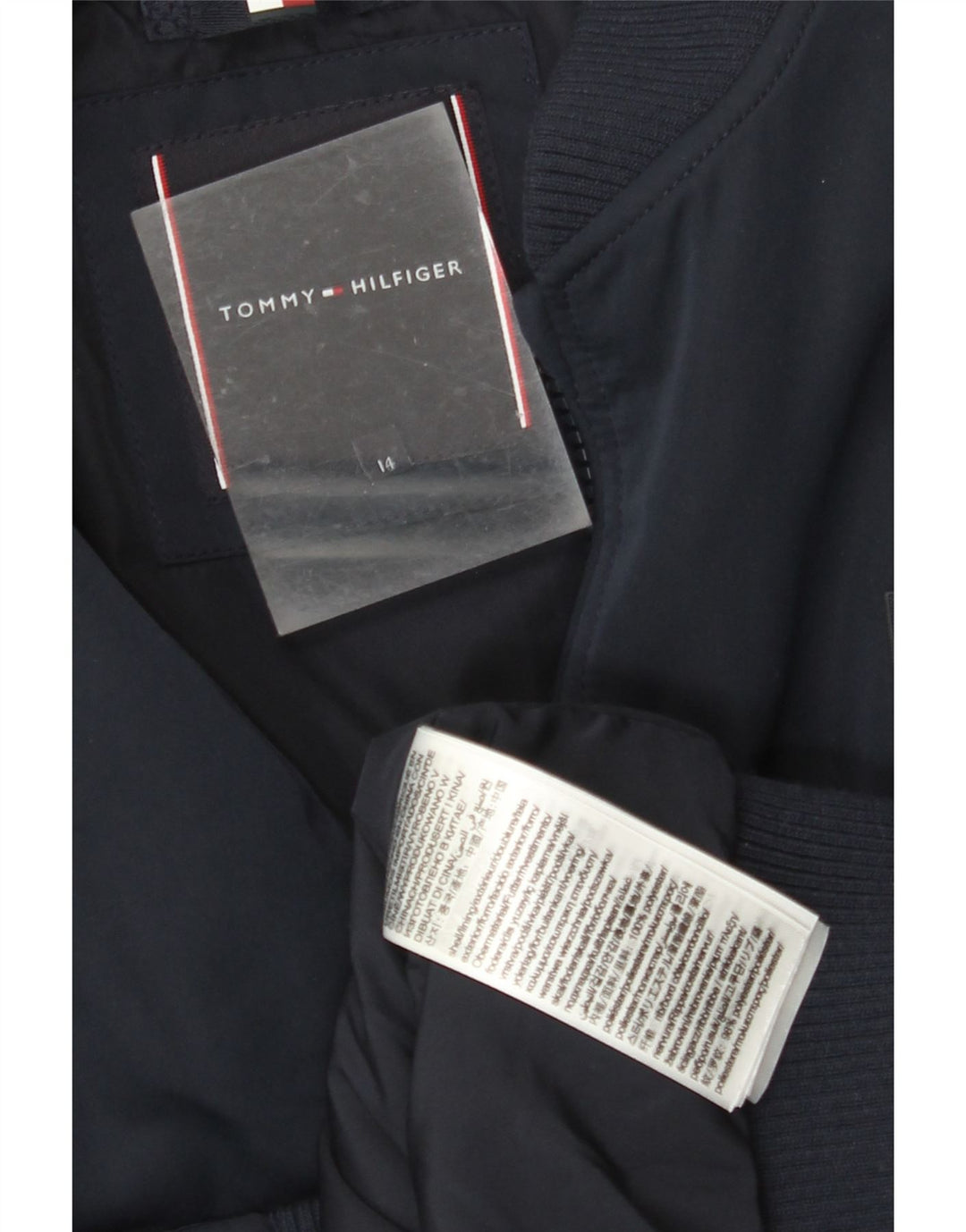 Bomber TOMMY HILFIGER Băieți 13-14 ani Poliester bleumarin