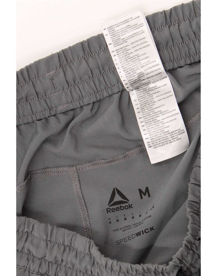 Pantaloni scurți sport obișnuiți pentru bărbați Reebok, gri mediu, poliester