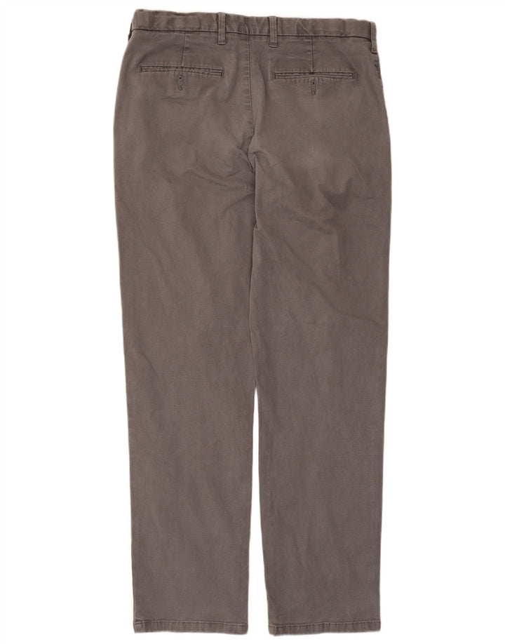 Pantaloni chino obișnuiți pentru bărbați Marks & Spencer L34 L31 bumbac gri