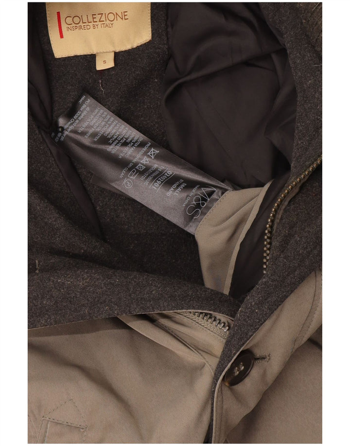 Jachetă militară supradimensionată pentru femei Marks & Spencer UK 10 Small Beige