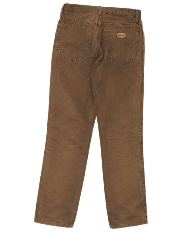 WRANGLER Pantaloni casual drepti pentru bărbați Texas W32 L32 bumbac maro