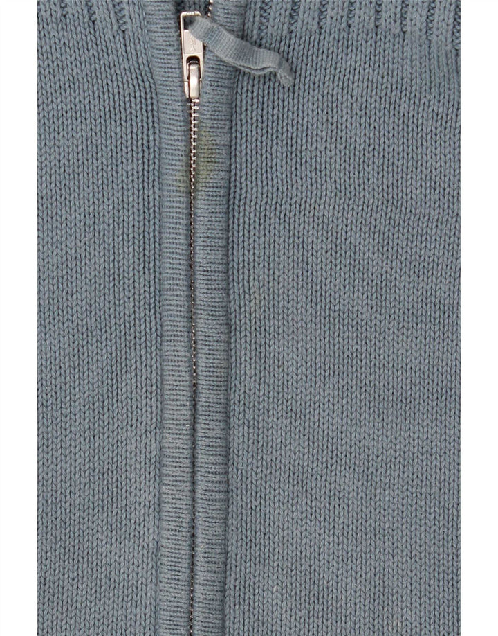 Pulover cardigan pentru femei Marks & Spencer UK 16, mare, albastru, bumbac