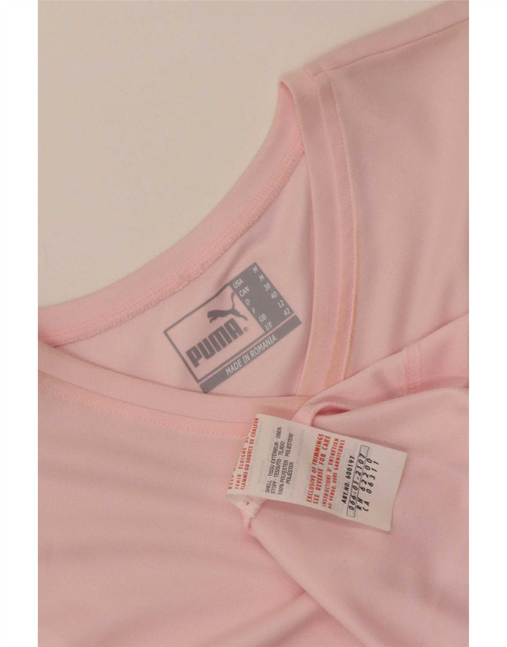 Tricou Puma Femei Top UK 12 Medium Pink Poliester