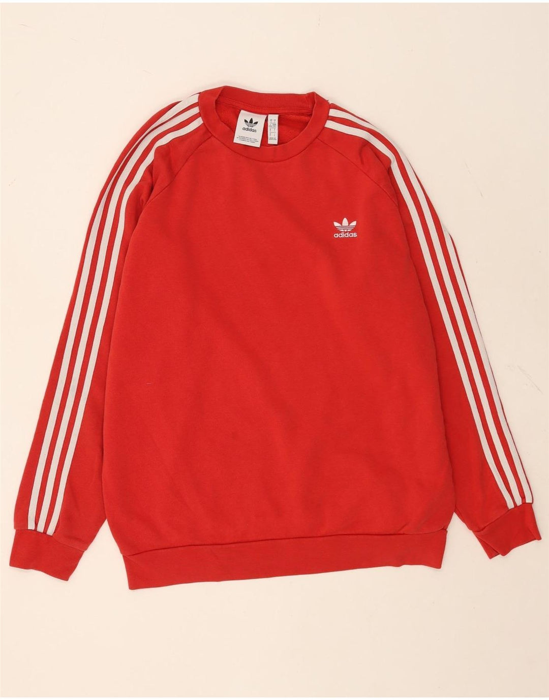Hanorac pentru bărbați Adidas Jumper mare, roșu, bumbac