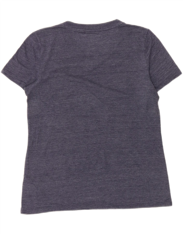 CALVIN KLEIN Tricou cu grafic pentru femei Top UK 14 Medium Bleumarin Poliester