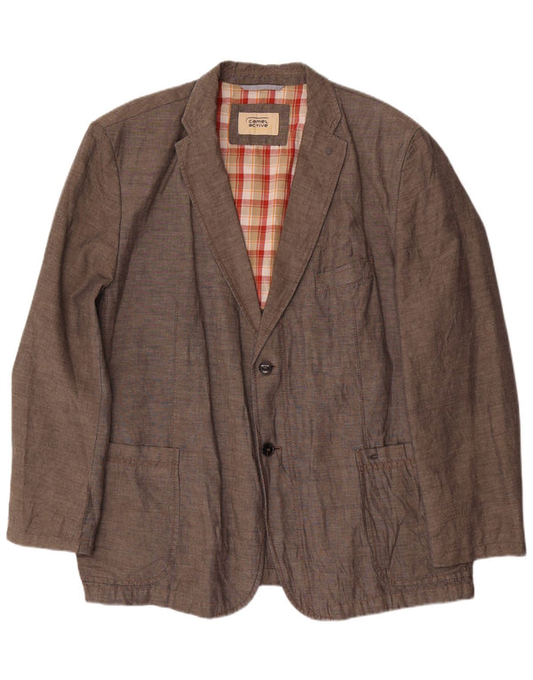 Jachetă blazer pentru bărbați Camel Active, cu 2 nasturi, UK 44 2XL, in maro