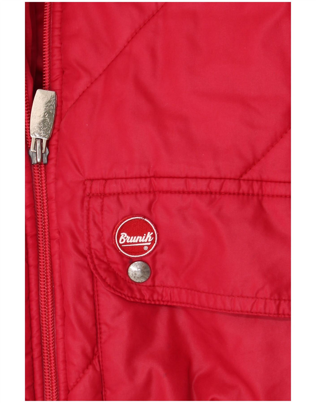 Jachetă căptușită pentru bărbați Brunik UK 38 Medium Red Colorblock
