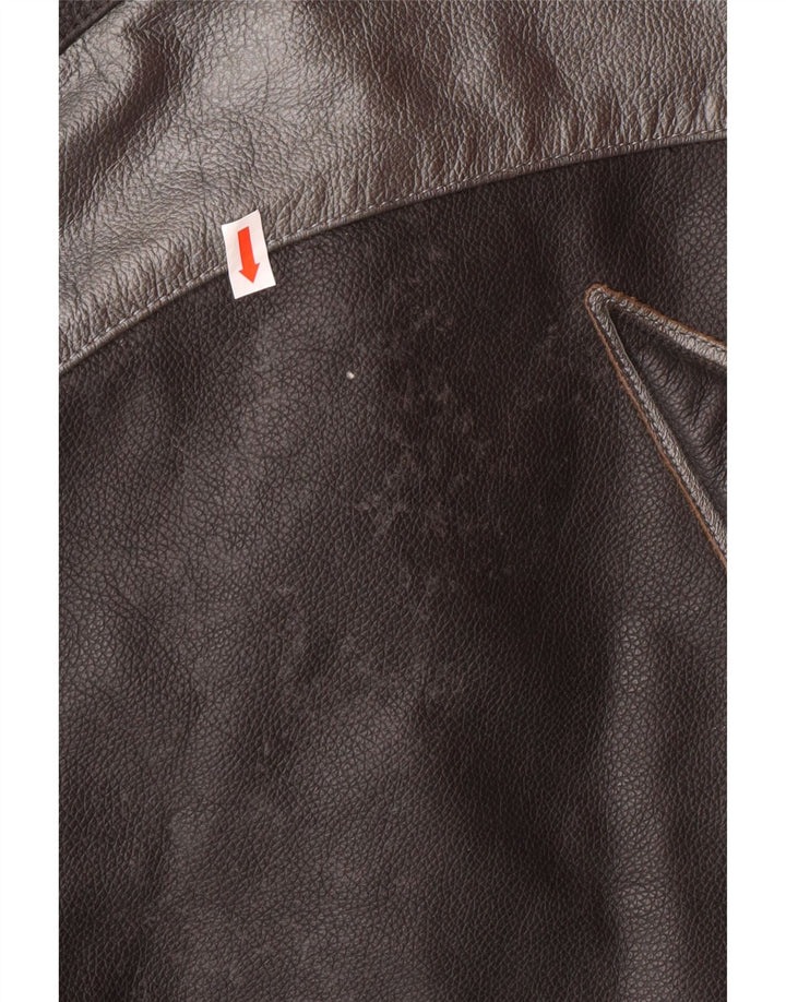 Jachetă pentru bărbați DAINESE Graphic Racer Mărimea 54, mare, neagră, din piele color bloc